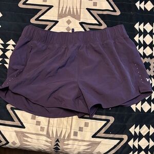 Women's Purple Athletic Shorts